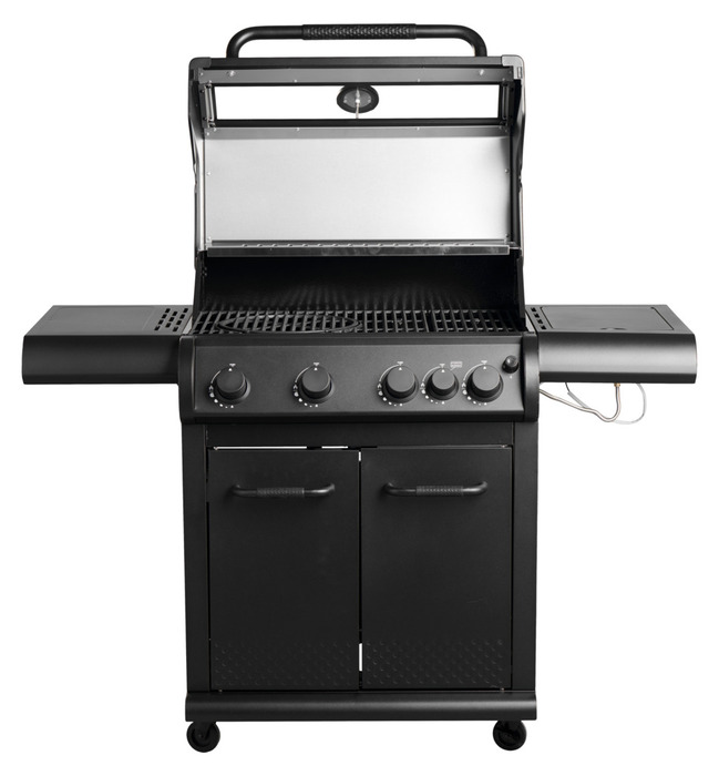 Gasolgrill 4 brännare + 1 sidobrännare 19,6 kW Grillexpert